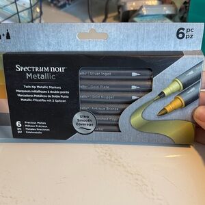 Spectrum Noir Precious Metals Twin-tip Metallic Markers